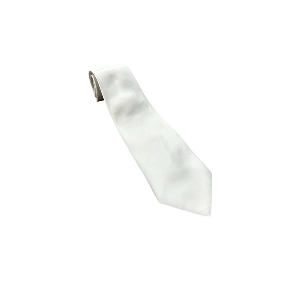 Stacy Adams Necktie White One Size Adjustable Fit Lightweight Business Formal - Picture 1 of 8